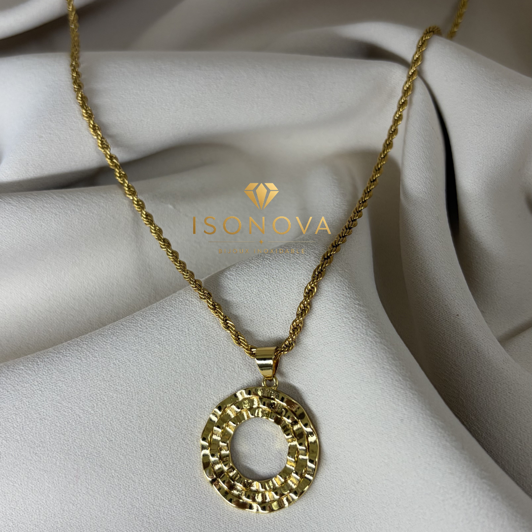 Collier Cercle Élégance Gold